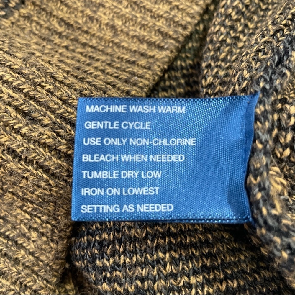 Towncraft Vintage Oversized Grandpa Knit Sweater Cozy Relaxed Fit Size L - Picture 7 of 10